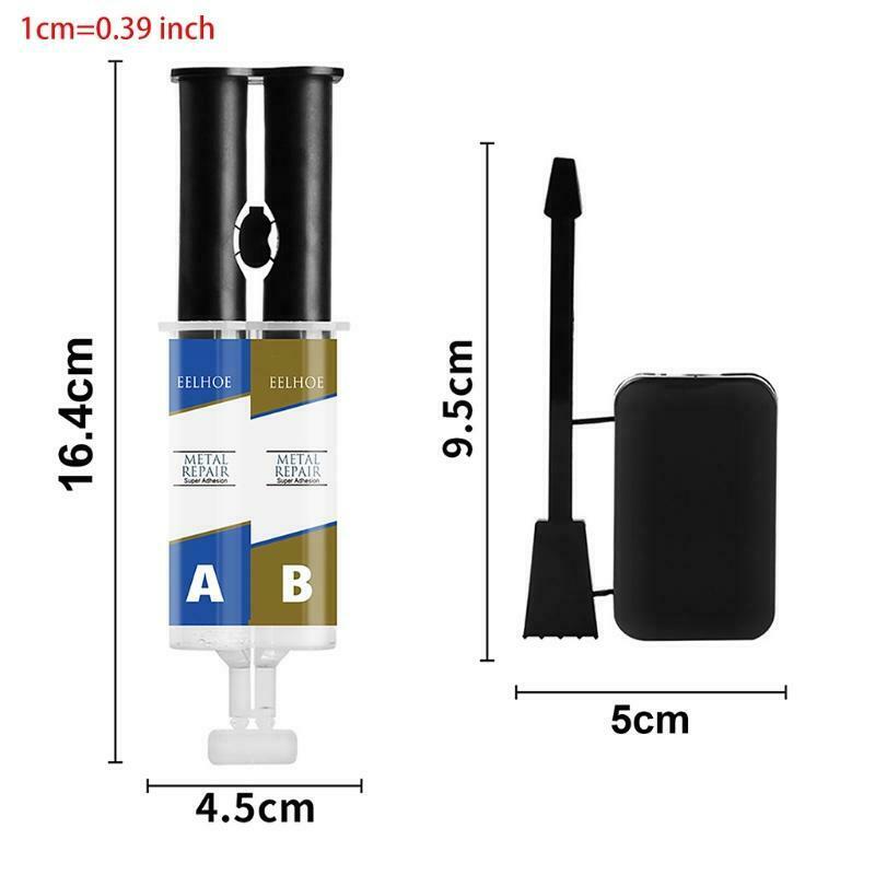 2Pcs A+B Glue Leakage Plugging Welding Glue Super Glue High-efficiency Adhesive