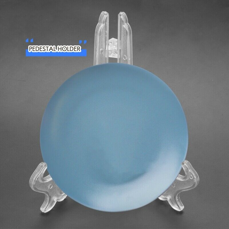 Transparent 7" Display Easel Stand Plate Bowl Picture e Photo Pedestal HolderP1