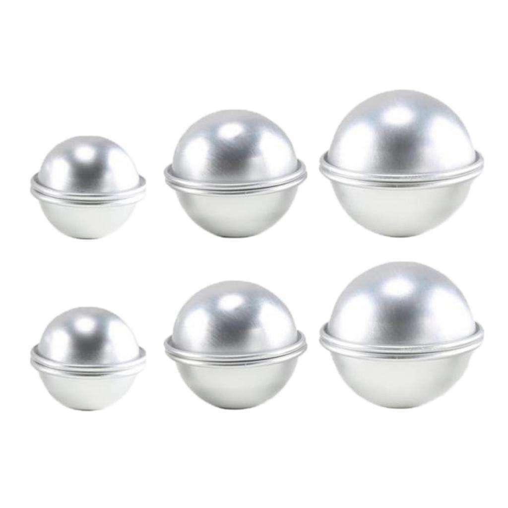 2X 6Pieces DIY Bath Bomb Molds Kid's Bakery Homemade Cupcakes Mold Baking Tools