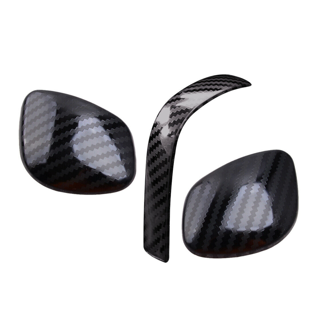 3x Carbon Fiber Style Gear Shift Knob Cover Cap Fit For VW Beetle 12-19 New