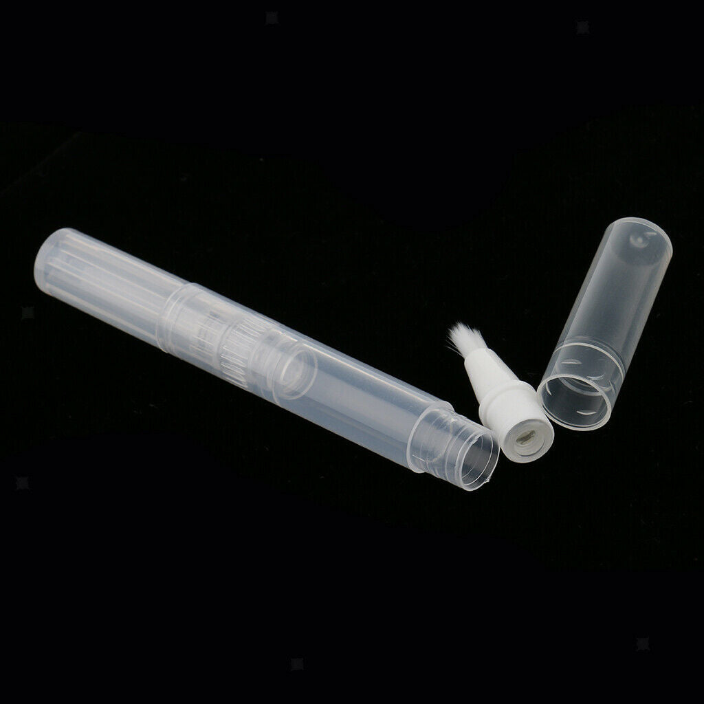 10Pcs 3ml Empty Clear Twist Pen w/ Brush Cosmetic Fragrance Liquid Tubes