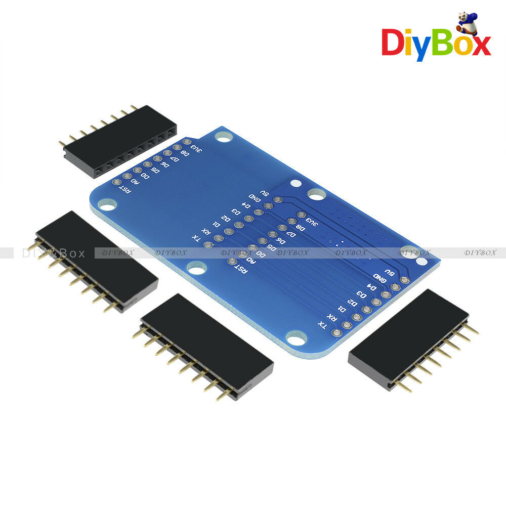 WeMos D1 Mini NodeMCU Double Socket Dual Base Shield for Arduino ESP8266 D