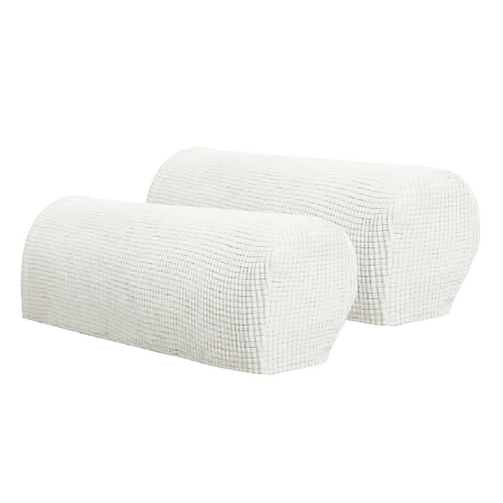 Stretch Armrest Covers Couch Slipcovers, 2 Pieces Comfortable Furniture Cover