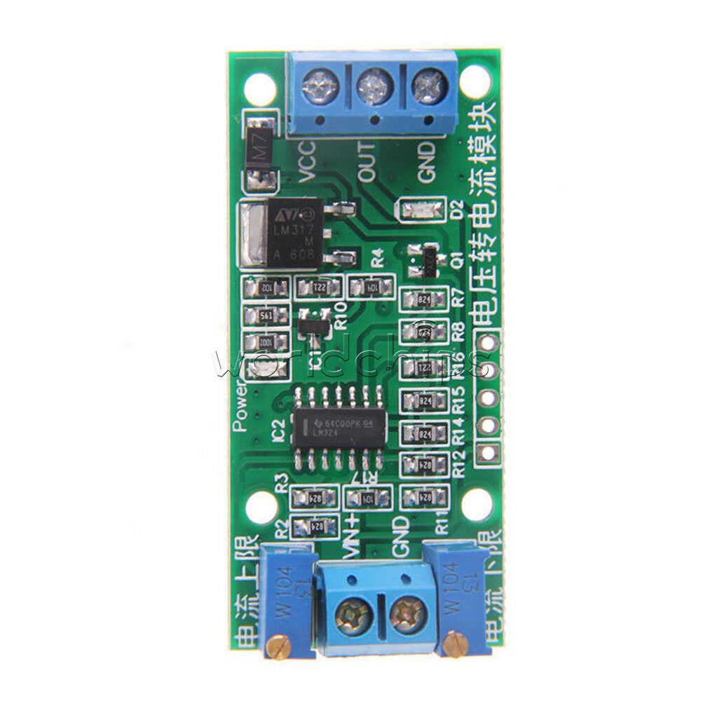 Voltage to Current Transmitter Signal Module 0-5V to 4-20mA Linear Conversion
