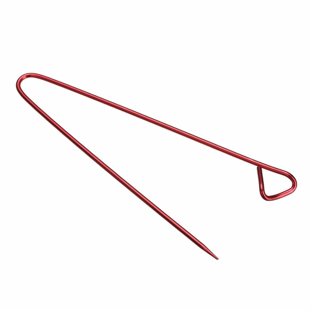 4pcs Aluminum Stitch Holders Pins Knit Knitting Needles Crochet Hooks Mixed Size