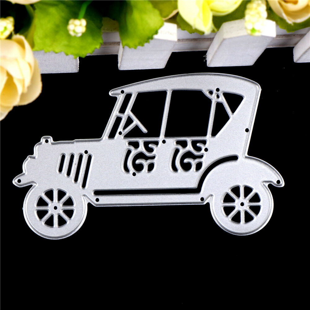 Car Metal Cutting Dies Stencils For Scrapbooking DIY Album Cards Making Decor XC