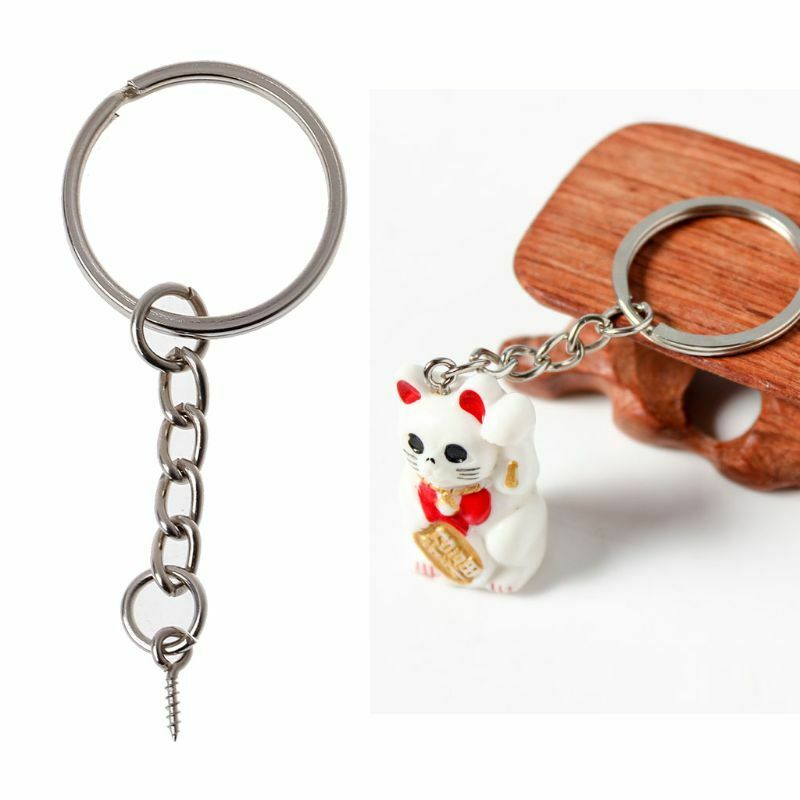 20Pcs Screw Eye Pin Key Chains With Jump Open Ring Chain Extender Jewelry Making
