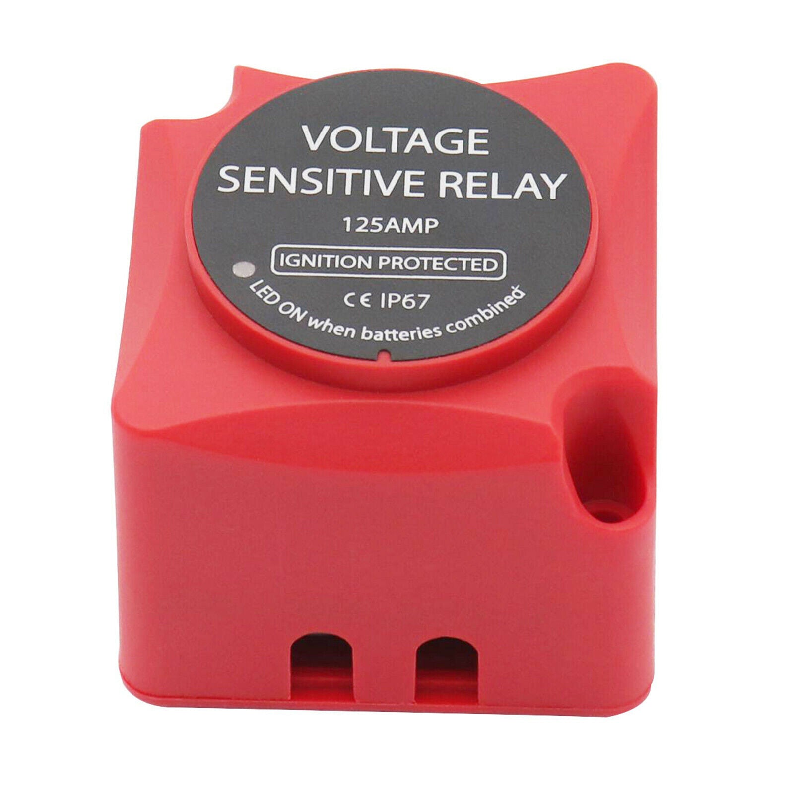 12V 125 Amp Dual Battery Smart Isolator Voltage Sensitive Split Charge Relay
