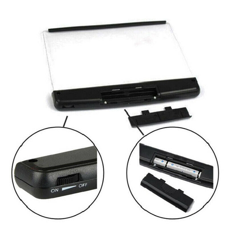 Book Lovers Reading Lamp Light LED Panel Night Wireless Flat Plate Pan.l8