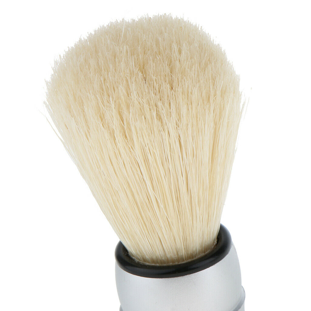4 in 1 Men Shaving Brush Steel Stand Holder Set Mug Cup Bowl Soap Travel Set