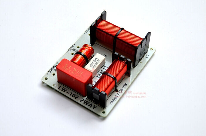 2pcs 2-Way 2-Unit Crossover Filter Audio Frequency Divider 4-8 ohm 150W 3500HZ