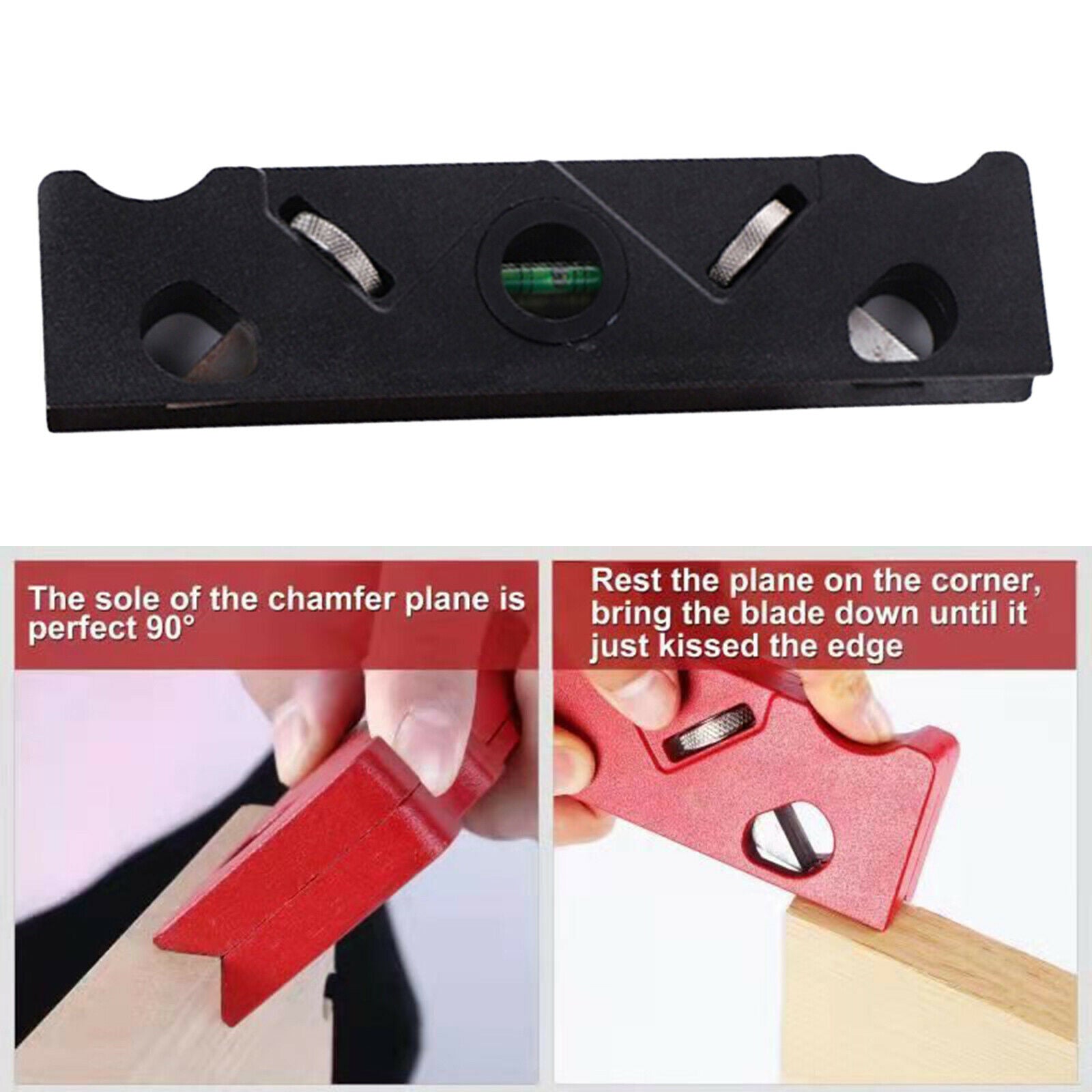 Woodworking Edge Planer - Quick Edge Chamfer Hand Planer Hand Planers Black