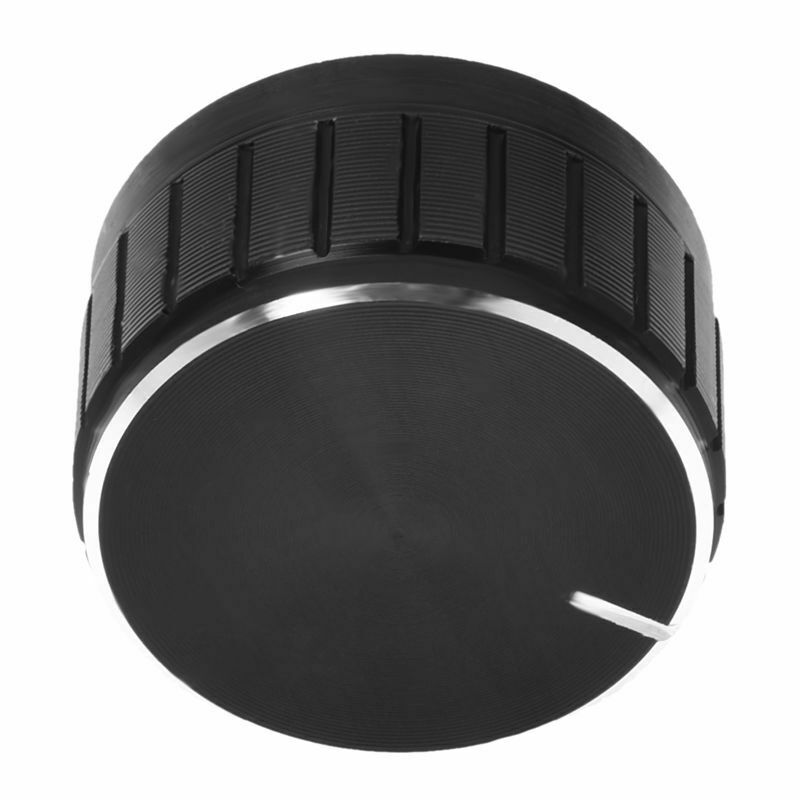 Black Aluminum Volume Control Amplifier Knob Wheel L2M1M1