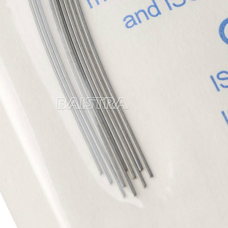 50XDental Ortho Niti Arch Wires Rectangular 16X22 Lower Super Elastic Natural AZ