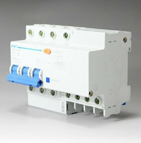 10pcs Earth Leakage Protection Circuit Breaker DZ47LE-32 380V-415 3p 32A C32 (C)