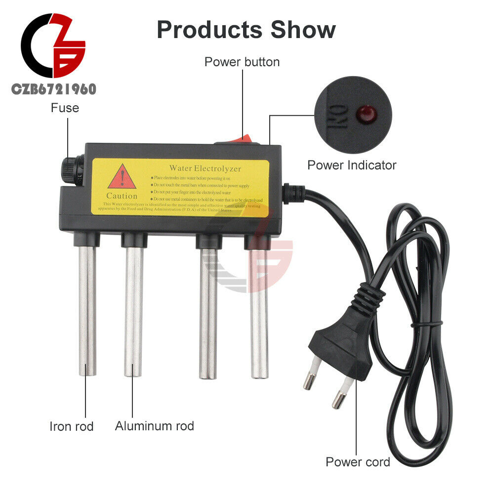 Water Electrolyzer Test Electrolysis PH Testing Tester Water Purity Level Meter
