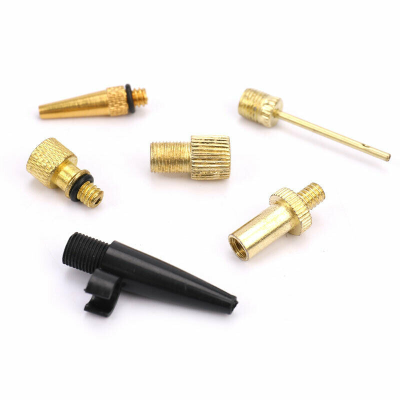 Bicycle Bike Inflator Pump Nozzle Kit Valve Adaptors Inflator Pump Nozzle S FG