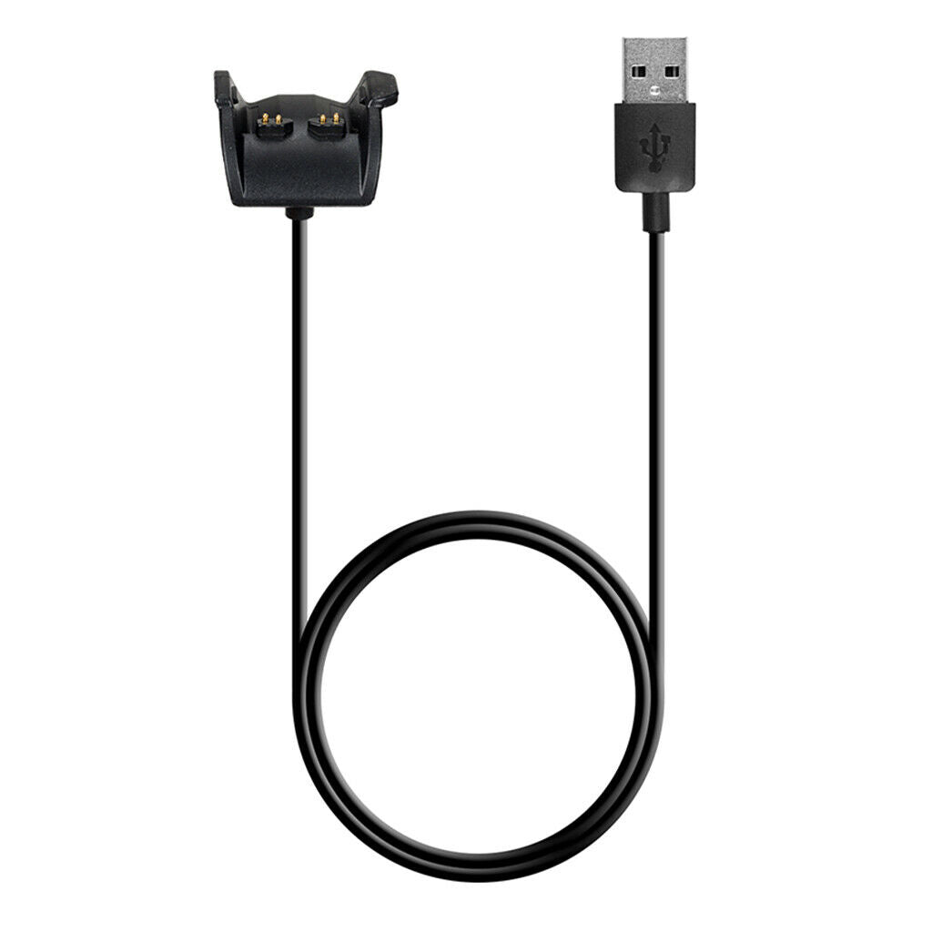 1m Magnetic Charging Dock and USB Cable for Garmin Vivosmart HR/HR + Black