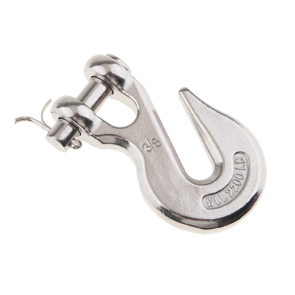 316 Stainless Steel 3/8" Clevis Grab Hook Lifting Chain Rigging Equipment