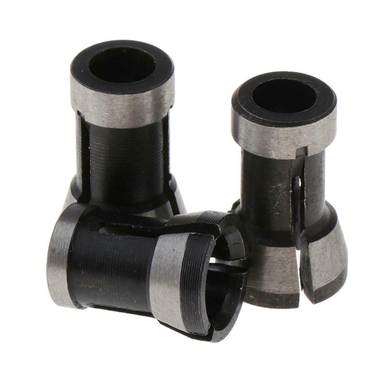 3pcs Router Mandrel Collet Chuck 6mm ~ 8mm Rod Router Trim Molding Machine