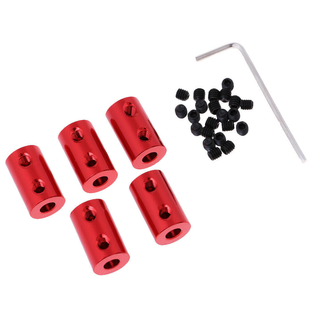 Motor Shaft Rigid Coupler Sleeve Adapter Connector for RC Car Boat Ship 2-5mm