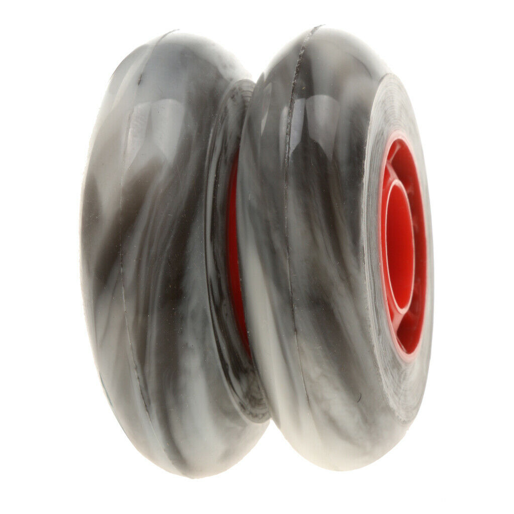 2X 2pcs Inline Roller Skates Replacement Wheels Bearing 80*24