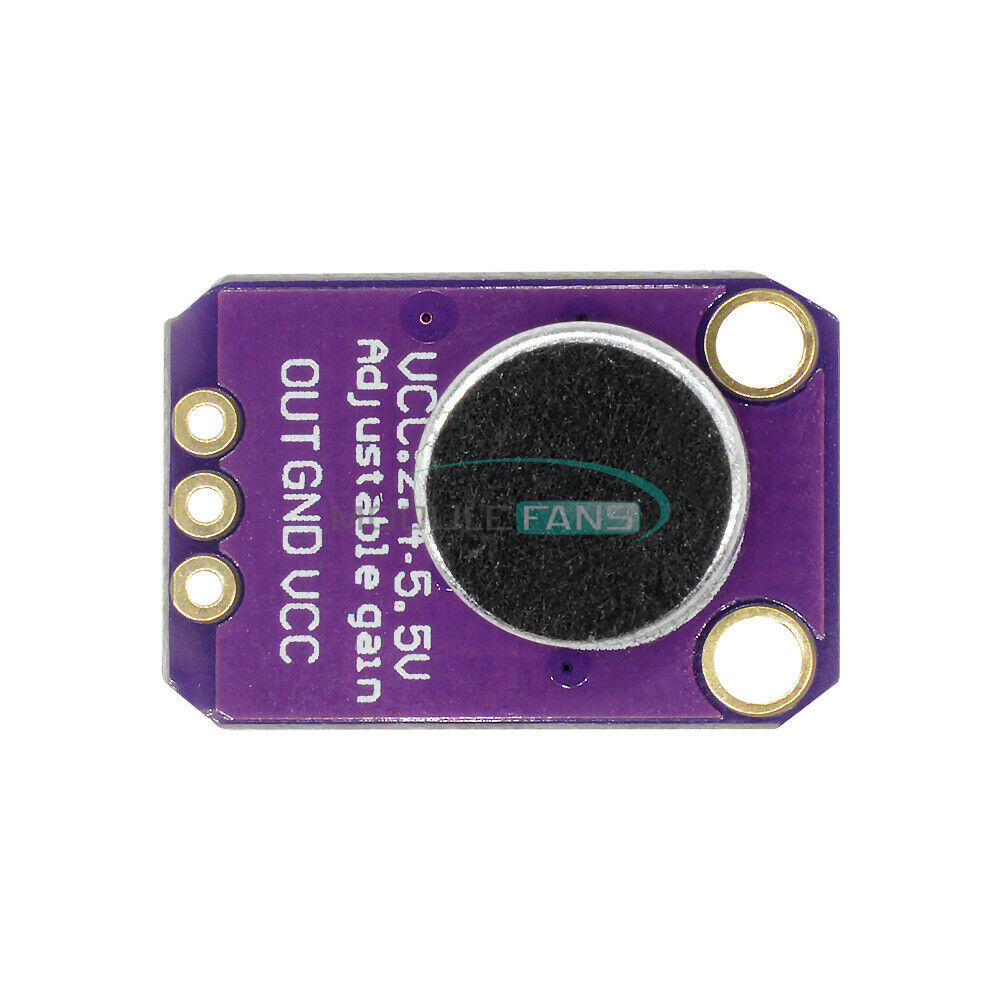 2PCS Microphone Amplifier Module MAX4466 w/ Adjustable Gain For Arduino