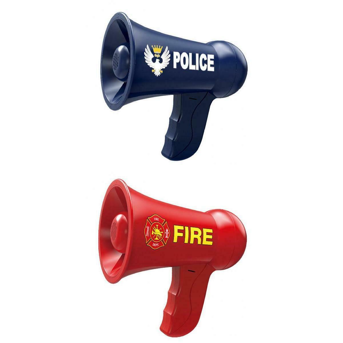 2x Megaphone Toys Fancy Dress Up Bullhorns Musical Loud Speaker Son Gifts