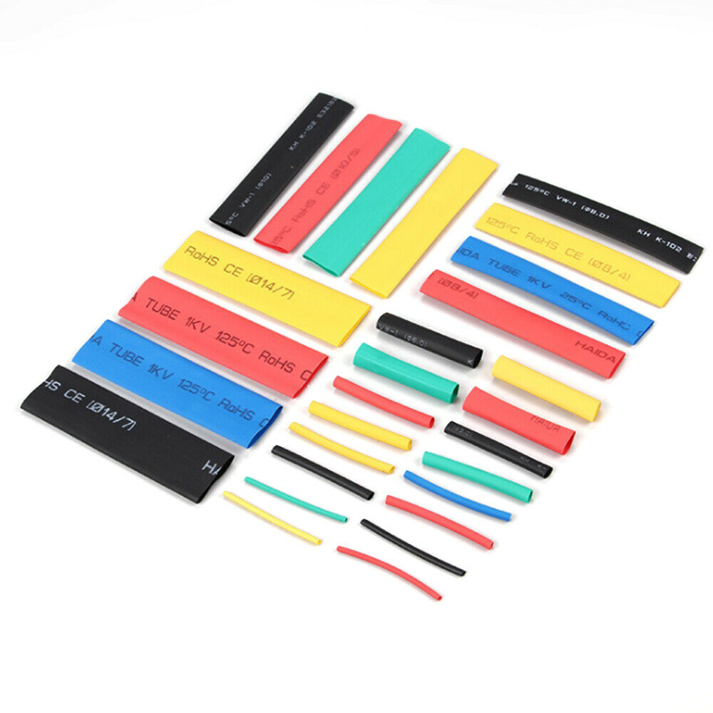 164Pcs Shrinking Assorted Heat Shrink Tube Wire Cable Insulated Sleeving Tubing
