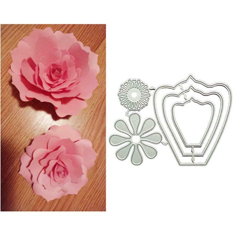 Exquisite Flower Metal Cutting Die Combination Set Embossing Script Dies Stencil