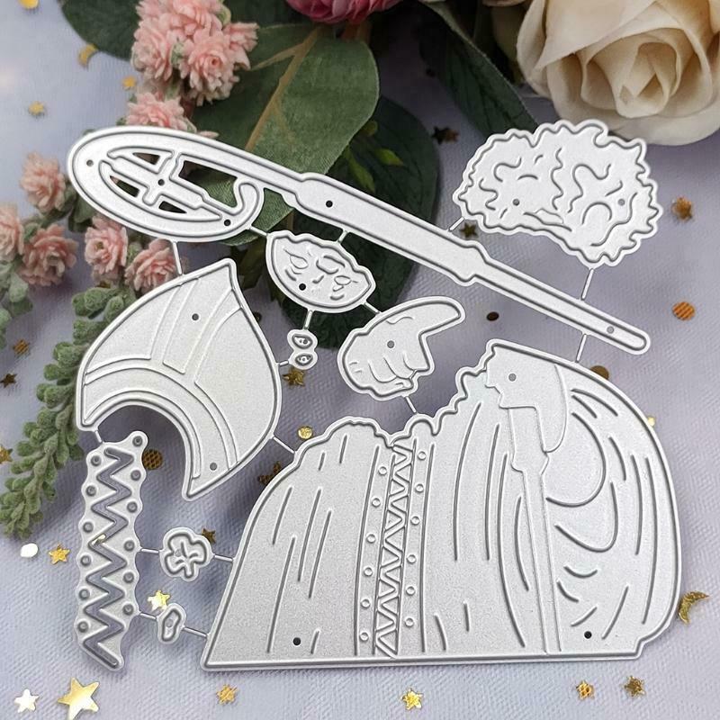 Santa Claus Metal Cutting Dies Stencil DIY Scrapbook Album Paper Card Template
