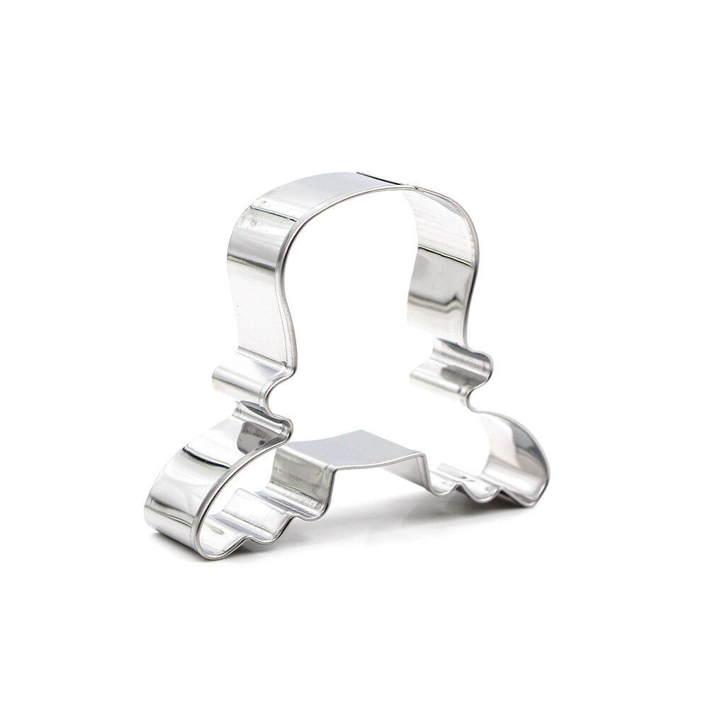 christmas reindeer head cookie cutter biscuit metal mold tool stainless st.l8