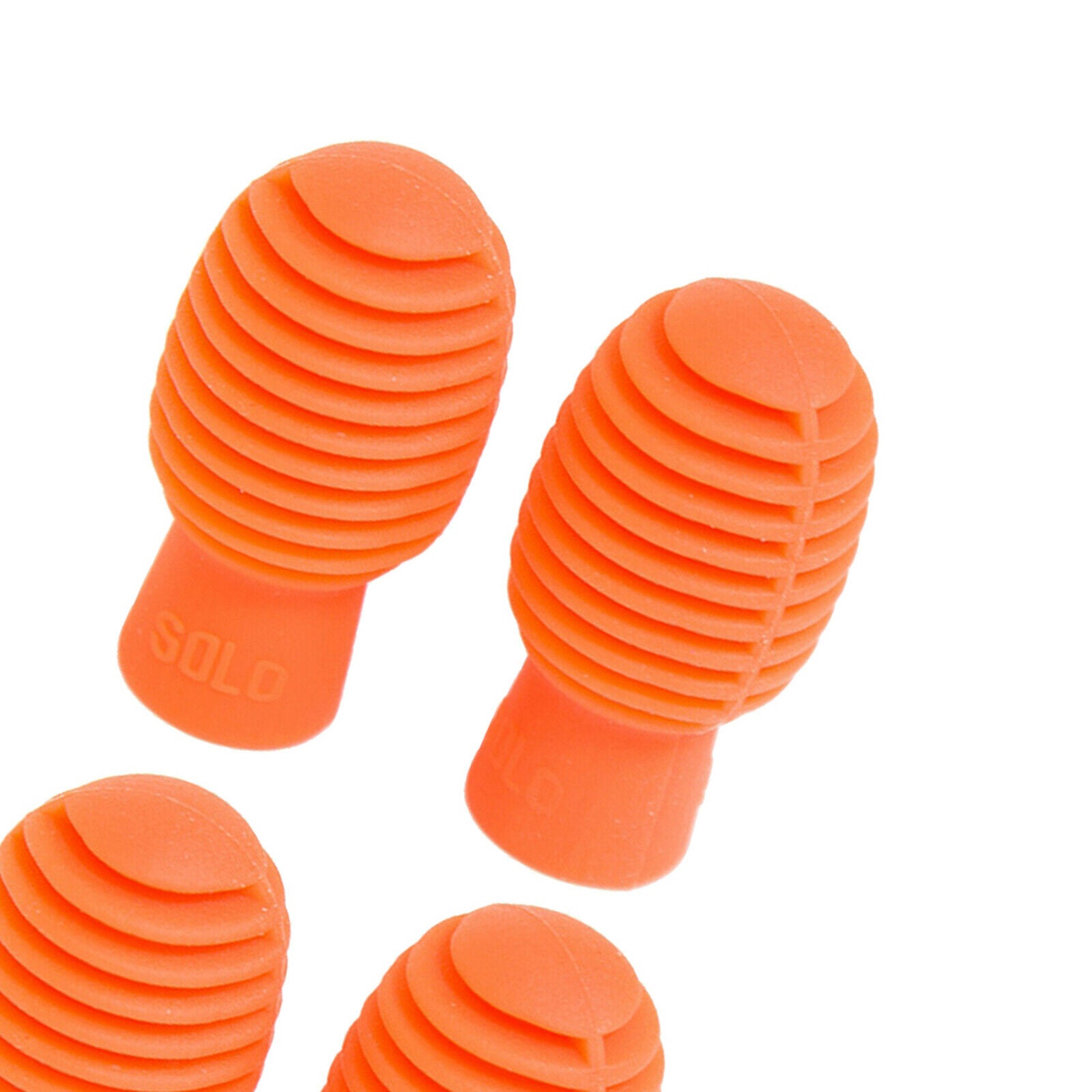 Drumstick Head Sleeves Drumstick Rubber Case Cover 17x33cm Portable Orange