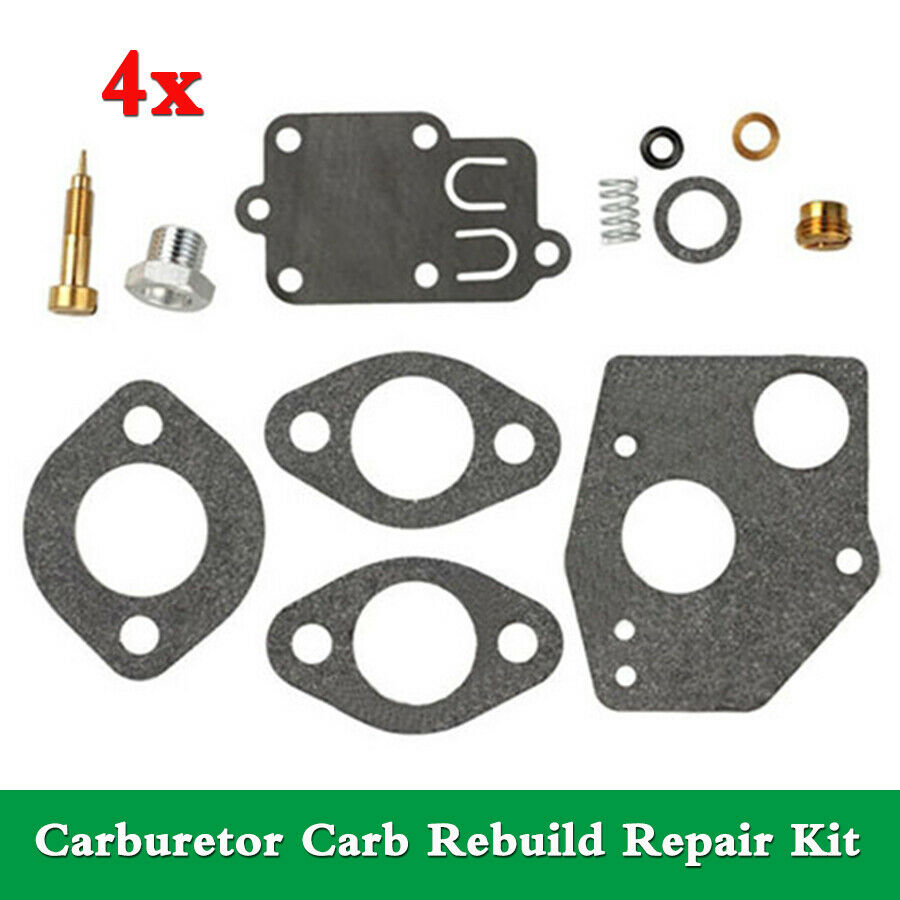 For 796184 495606 494624 3-5HP Engine Carburetor Carb Repair Kit Replacement 4x