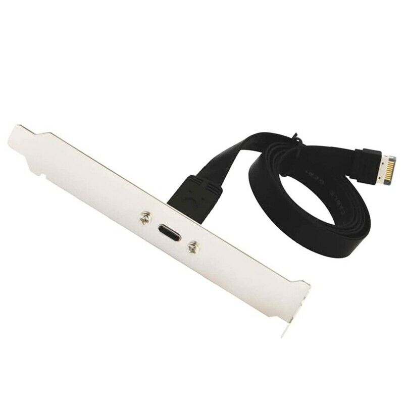 USB 3.1 Type C Front Panel Header Extension Cable,Type E to USB 3.1 Type C CabF1
