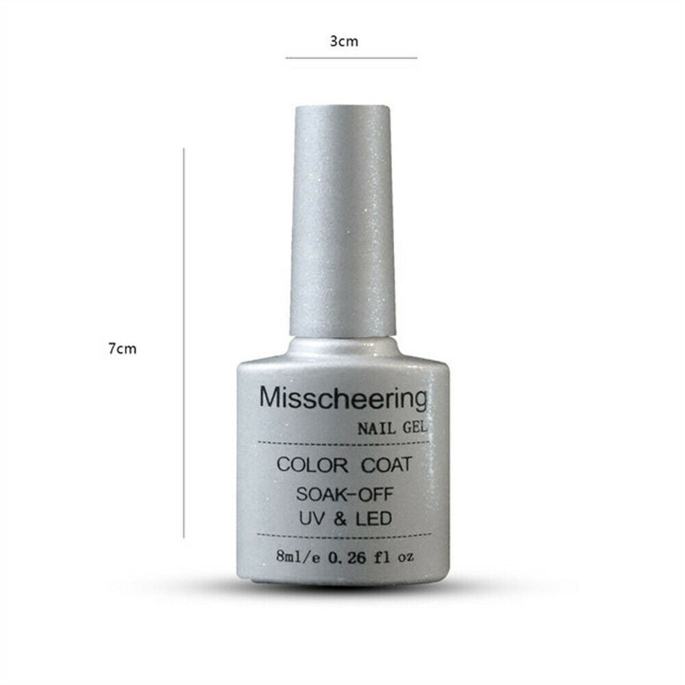 Nail Gel Polish 8ml Disco Top Coat UV Light Soak Off UV LED Nail Lacquer