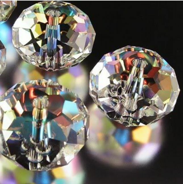 10mm clear Crystal Gems Loose Beads 70pcs