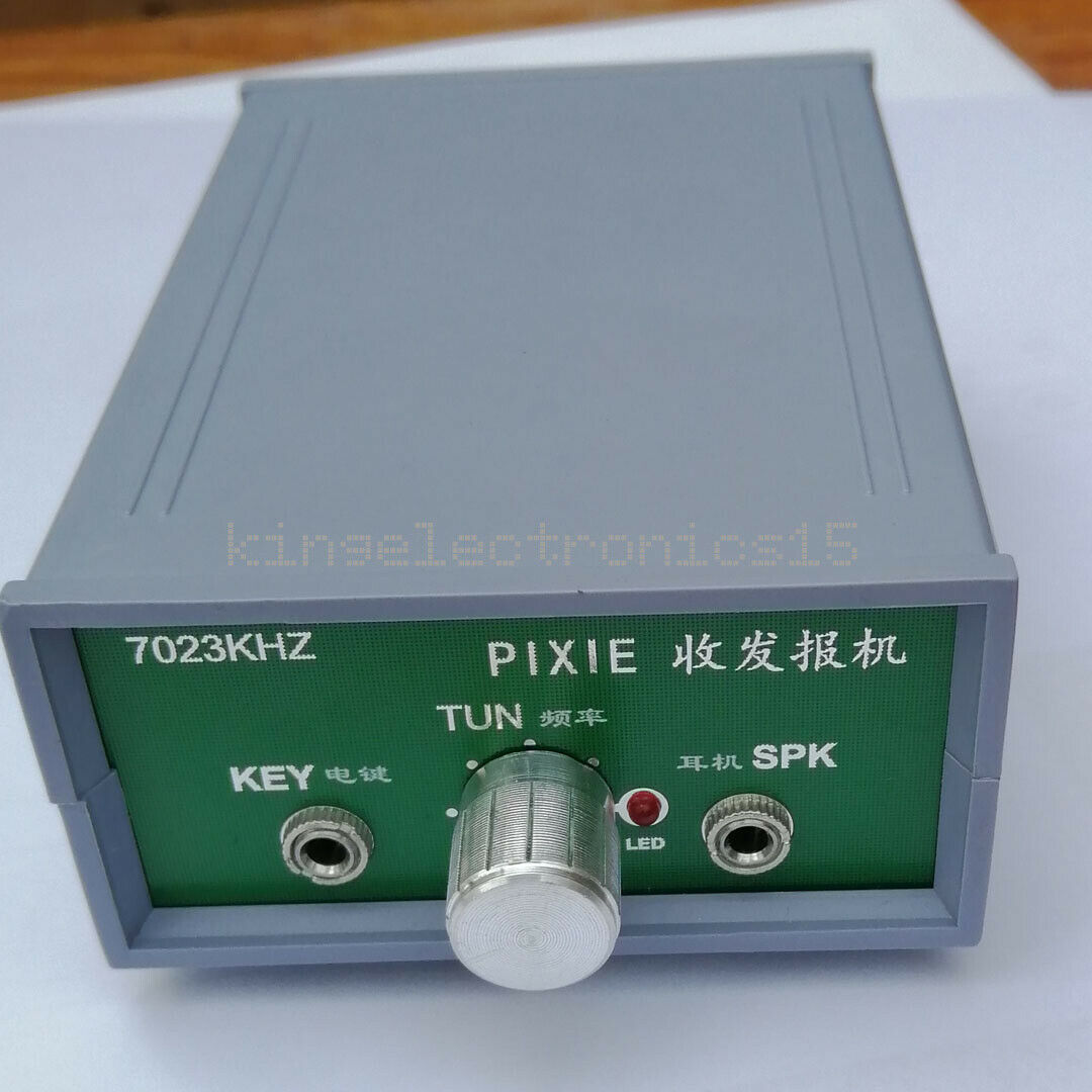 DIY KIT NEW Super PIXIE CW short wave transceiver with shell 7023KHZ