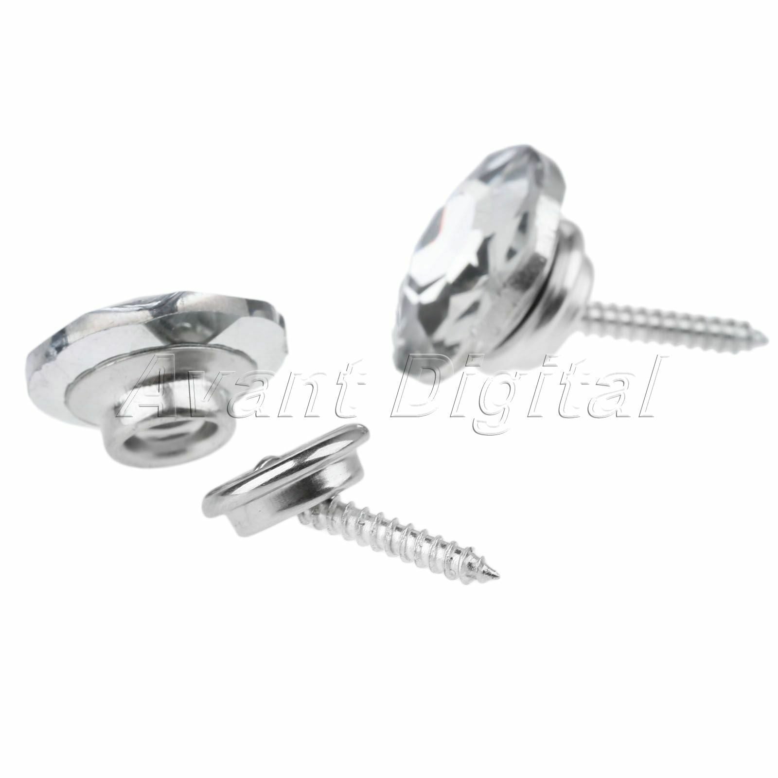 2.0cm 10pcs Sofa Screw Sew Buttons Crystal Upholstery Nails Tacks Shiny Pattern