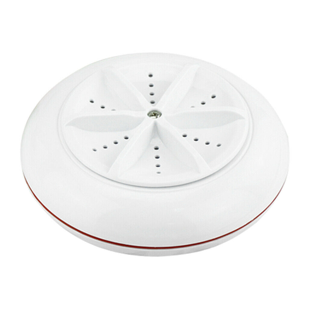 DC 5V Portable Ultrasonic Turbine Washing Machine Baby Clothes Cleaner Red