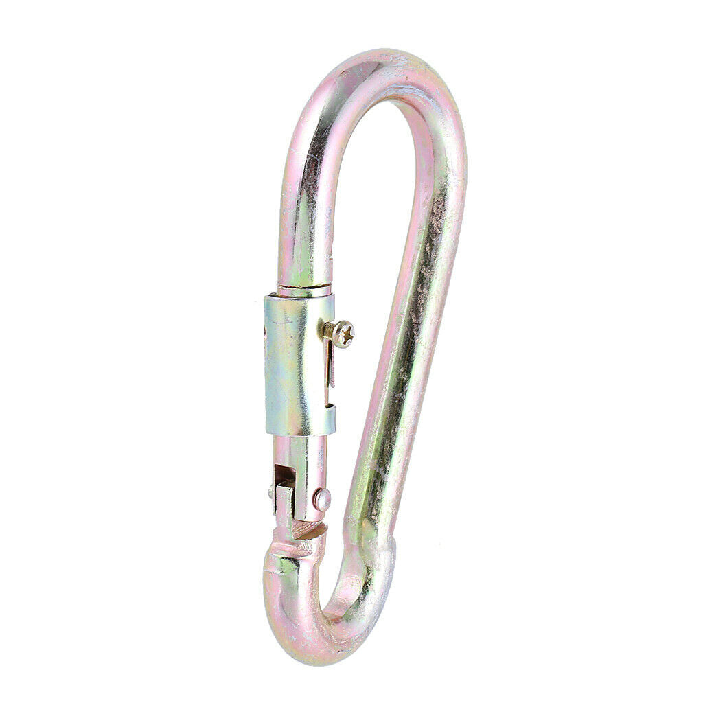 Carbon Steel Carabiner Snap Spring Hook Keychain Buckle Rope Buckle Hiking
