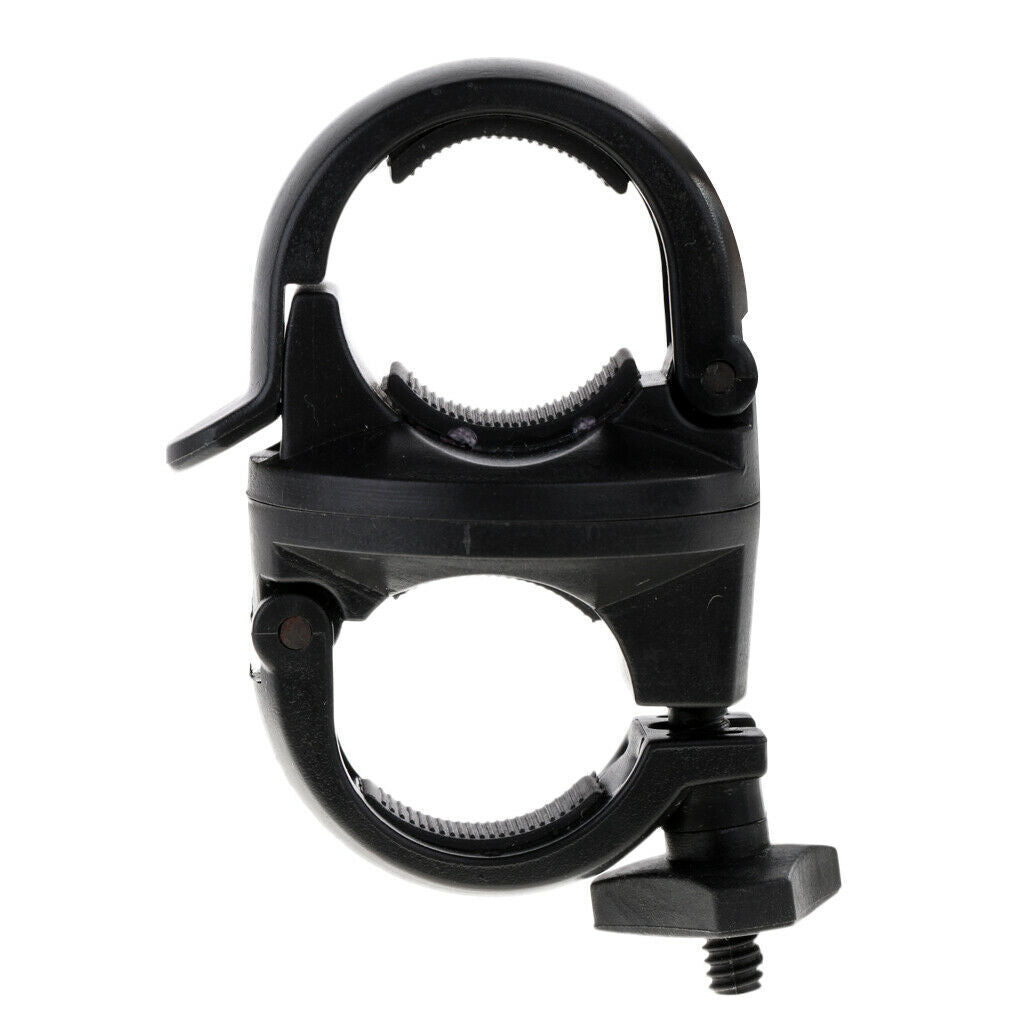 Portable Cycling Bike Bicycle Flashlight Lamp Clamp  Rotation Grip LED