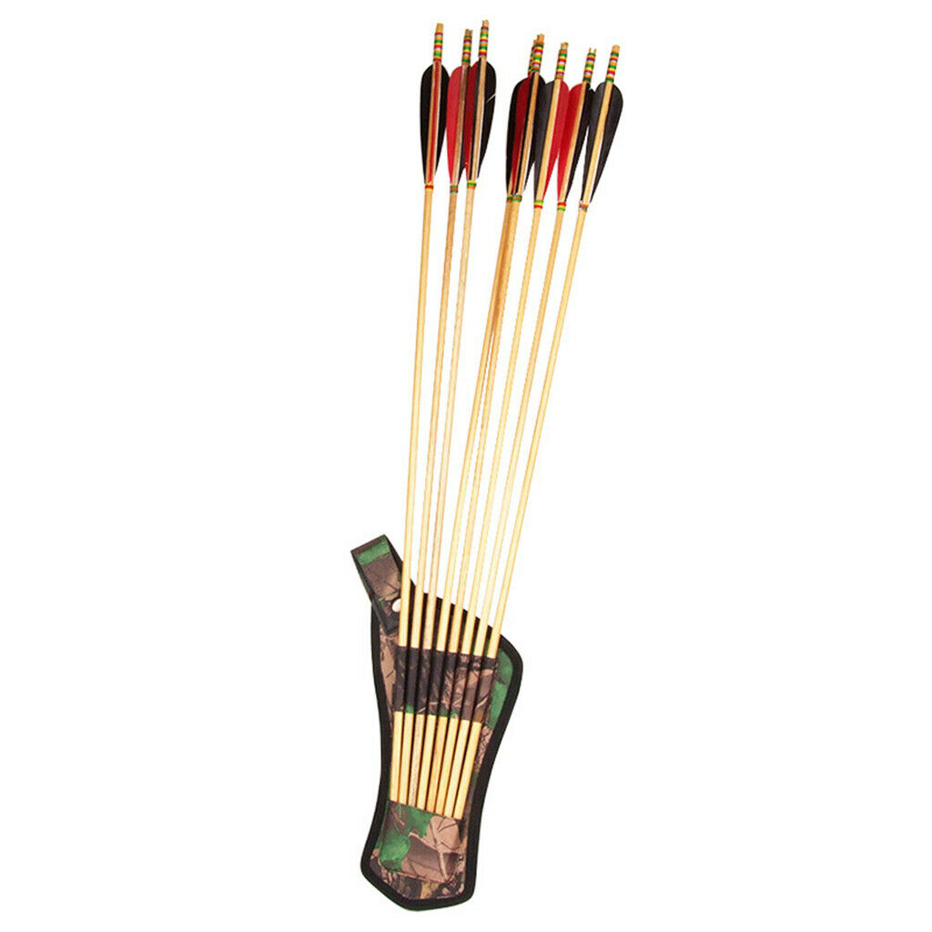 Durable Archery Quiver Arrow Holder for 8   Bolts Carrier with Belt Clip Hanging