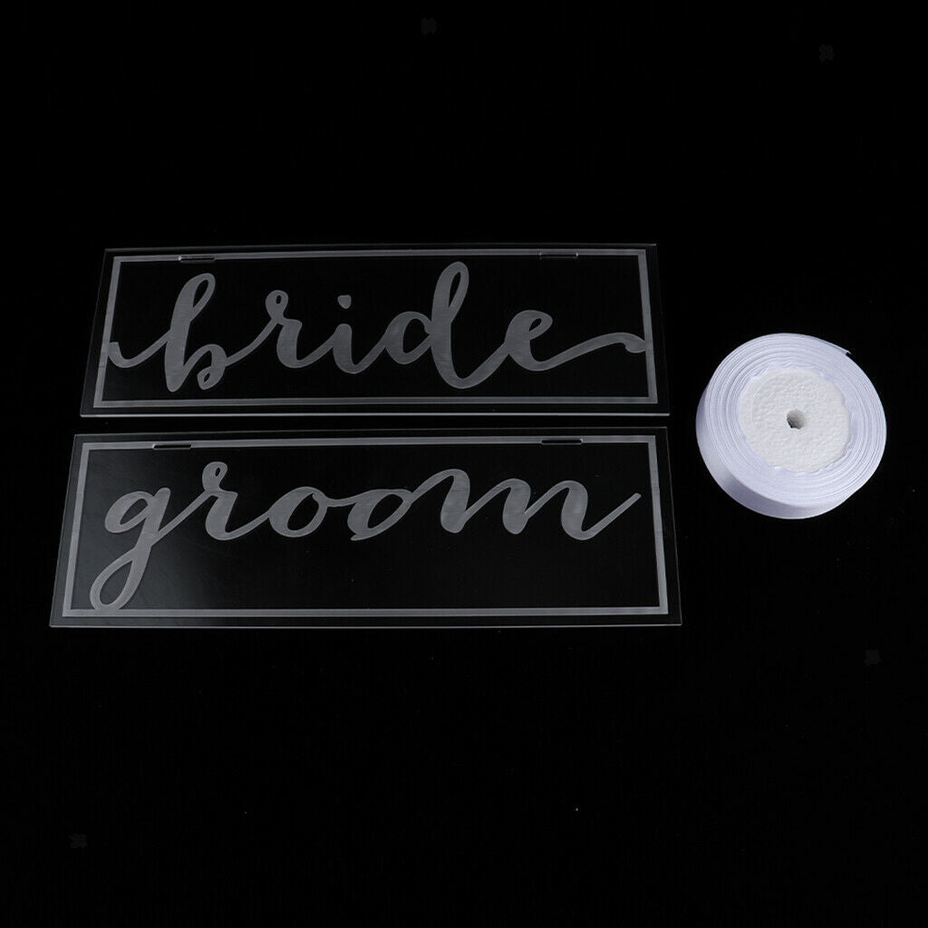 Wedding Bride Groom Hanging Sign Wedding Table Centerpiece Wedding Decor