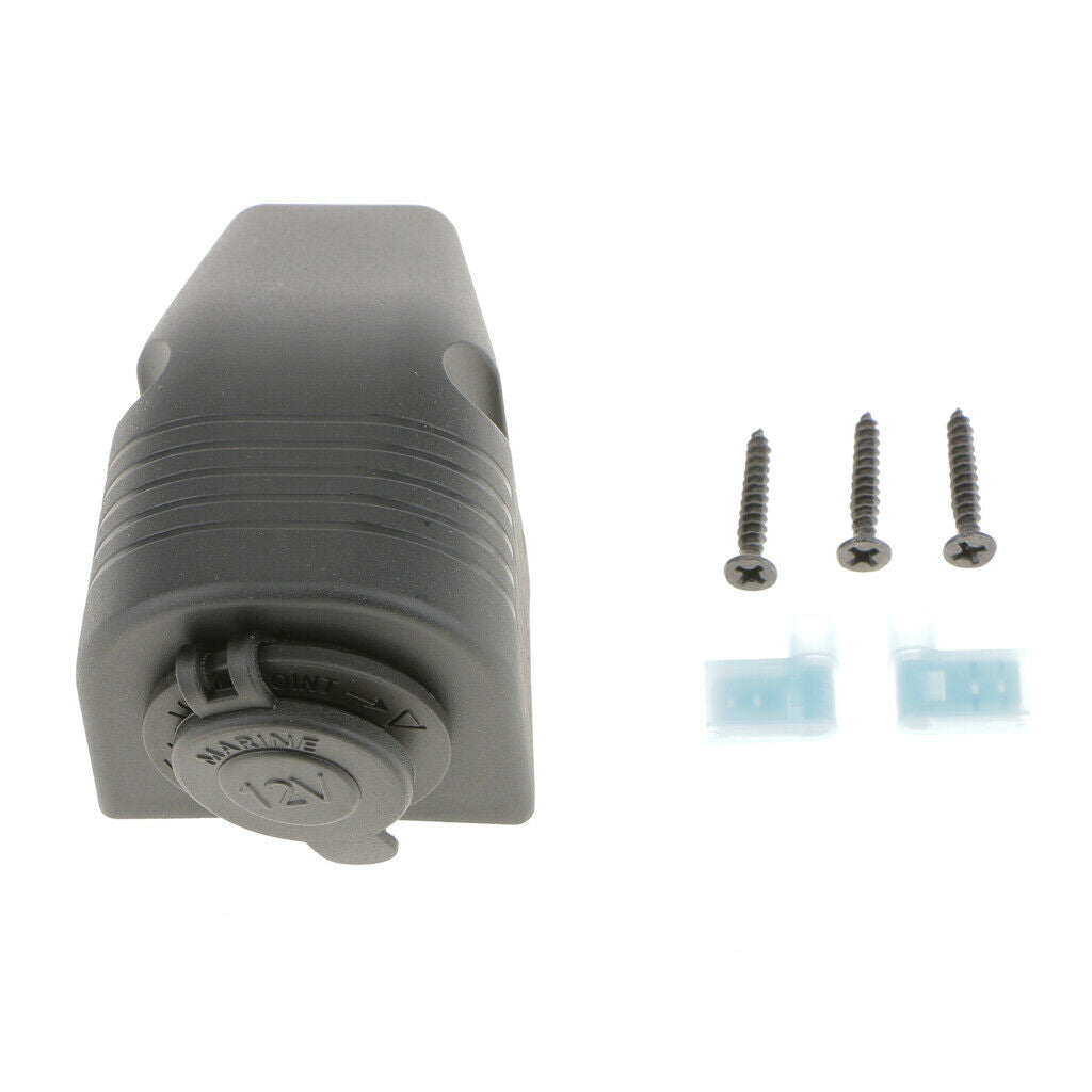 1x Lightweight  Lighter Power Supply Waterproof Motorcycle Outlet Socket DC 12v