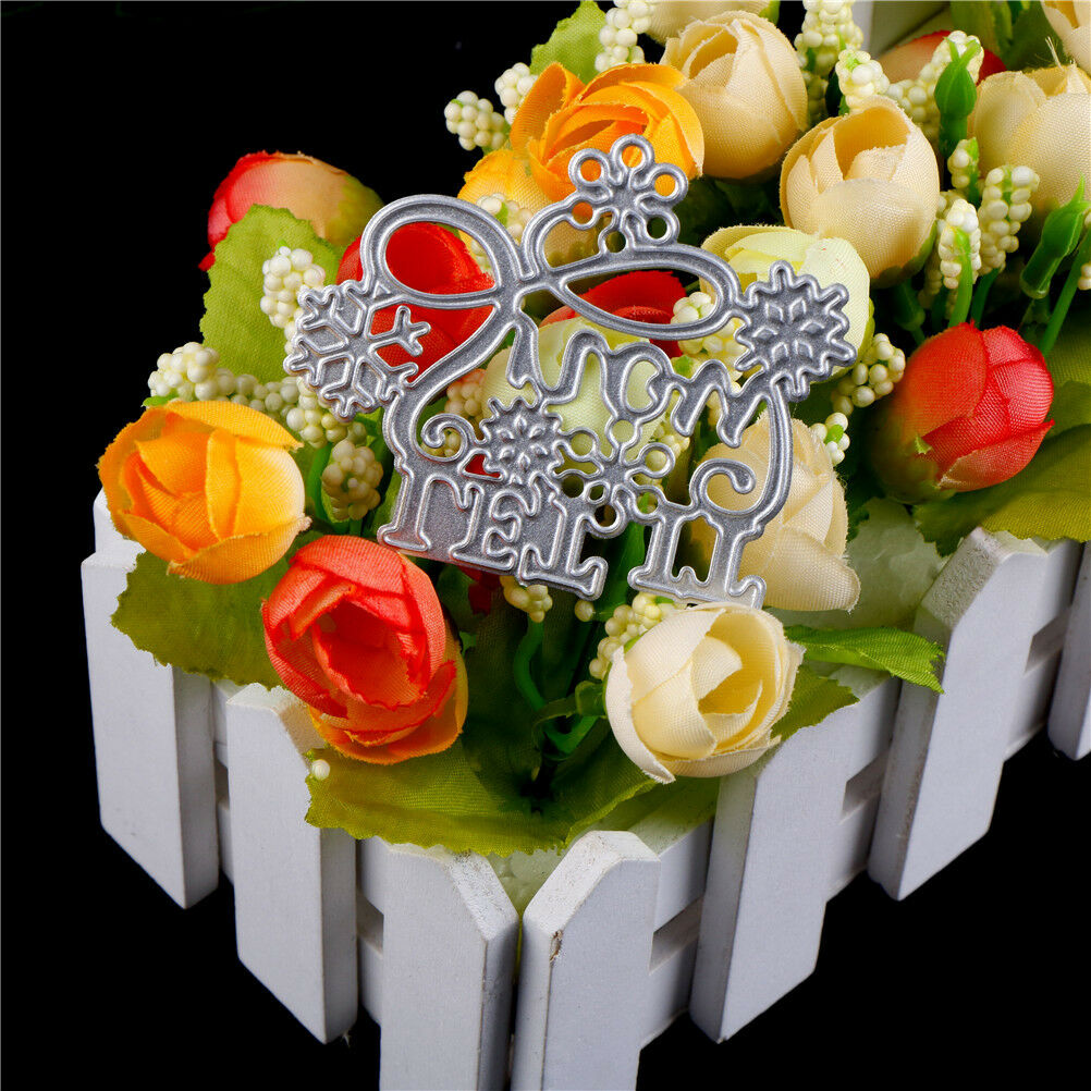 let it snow metal cutting die scrapbooking photoalbum*embossing stencil cr.l8