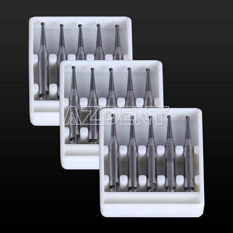 10Box Dental Angle Tungsten Turbine Burs Low Speed Handpiece RA NSK Style