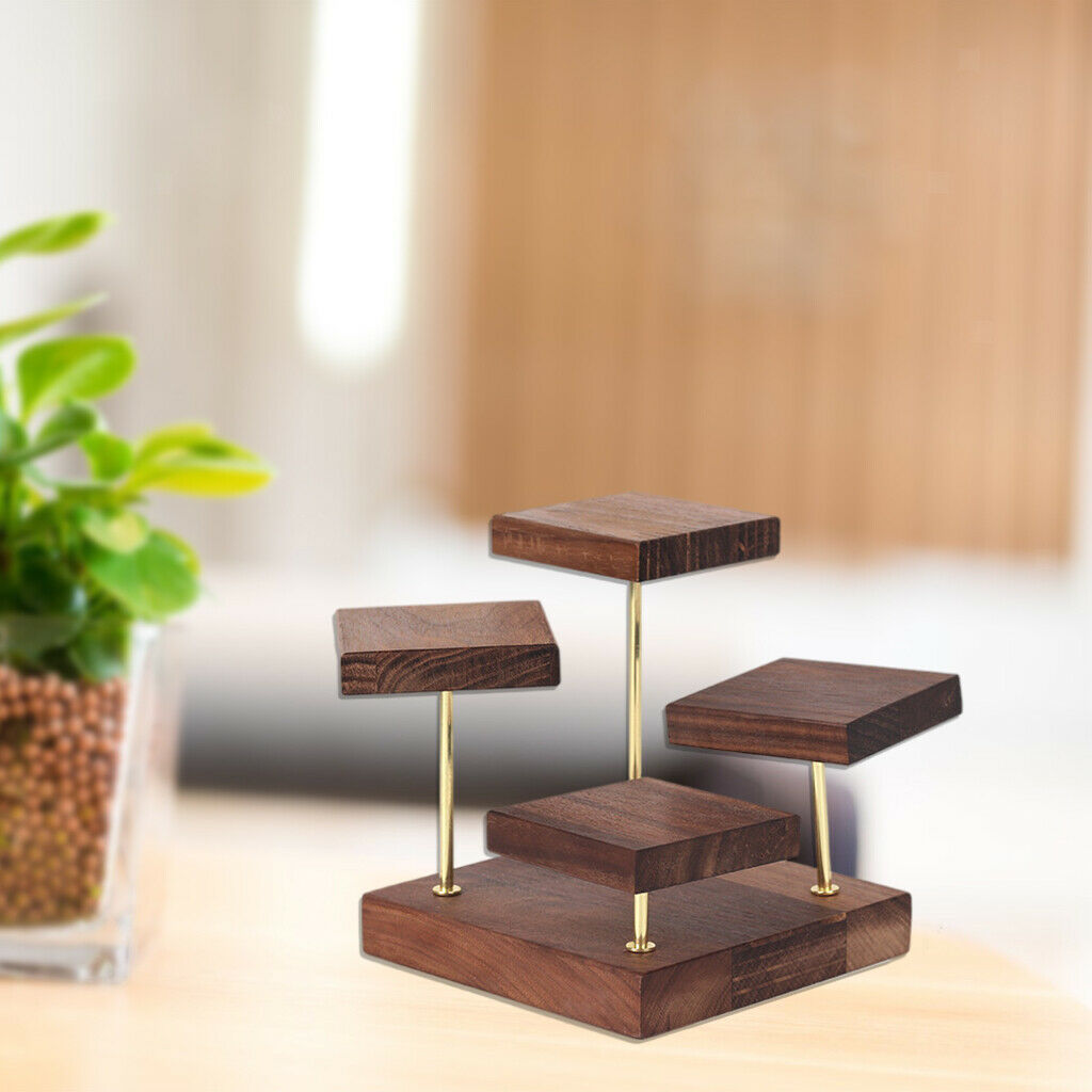 Jewelry Display Stand Tray Four-Layer for Rings Bracelets Pendant Girls