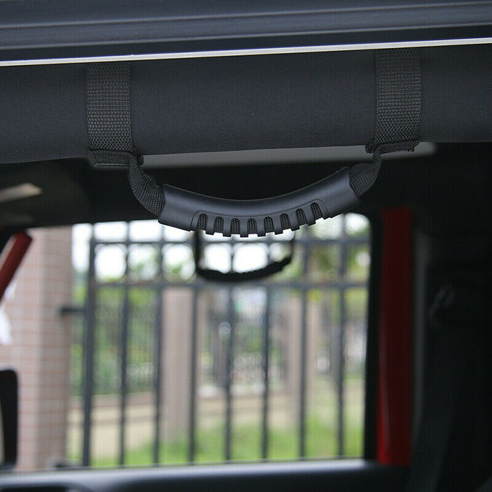 Roll Bar Grab Handles Grip Wide Handle For Wrangler JK JKU TJ Unlimited B.l8