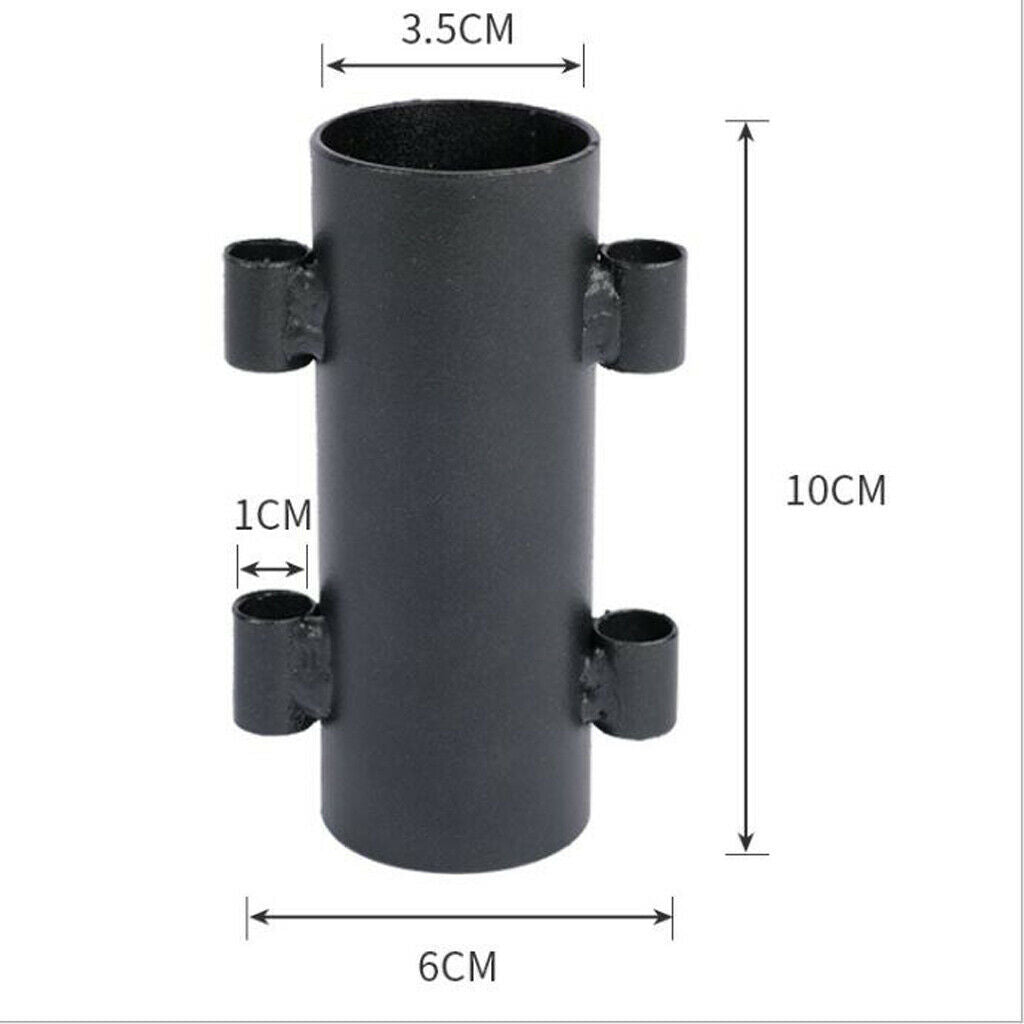Metal Solid Canopy Pole Holder Camping Awning Tarp Rod Support Stand Camping
